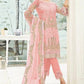 Embroidery Semi Stiched Faux Georgette Dress
