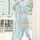 Embroidery Semi Stiched Faux Georgette Dress
