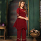 Embroidery Work Faux Georgette Dress