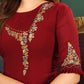 Embroidery Work Faux Georgette Dress