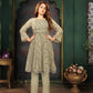 Embroidery Work Faux Georgette Dress
