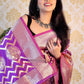 Purple Slab Weaving Soft Royal Saree