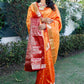 Yellow Beautiful Rich Pallu Saree With Dolly Butti