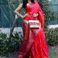 Pink Beautiful Rich Pallu Saree With Dolly Butti
