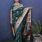 Green Paithani Pure Silk Handloom Saree