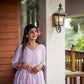 Beautiful Designer Gown On Heavy  Modal Silk Fabric With  Digital Print