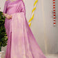 Purple Pure Kanchipuram Silk Sarees In Pure Gold Zari