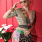Pink Tussar Print Soft Saree with all Over Beautiful Print