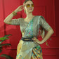 Yellow Tussar Print Soft Saree with all Over Beautiful Print