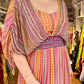 Pink Heavy Fox Georgette Gown With Khatli Work