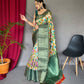 Green Pure Kanchipuram Digital Printed Saree