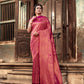 Rani Pure Softy Silk Saree With Handloom Zari