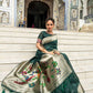 Green Tussar Silk Pure Paithani Saree With Zari Woven