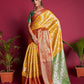 Yellow Soft Kanjivaram Silk Saree