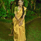 Yellow Bhagalpuri Silk Saree