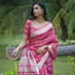 Rani Soft Organza Silk Saree With All Over Zari Weaving