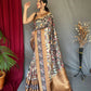 Brown Pure Kanchipuram Digital Printed Saree